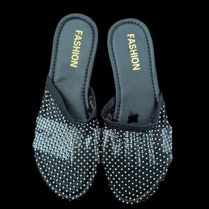 NWOT Black and Silver Women's Shoes